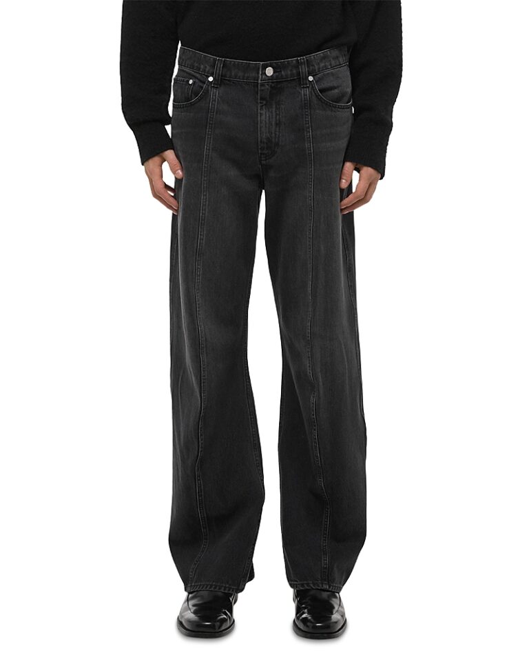 Helmut Lang Gallery Relaxed Fit Ski Jeans in Faded Black