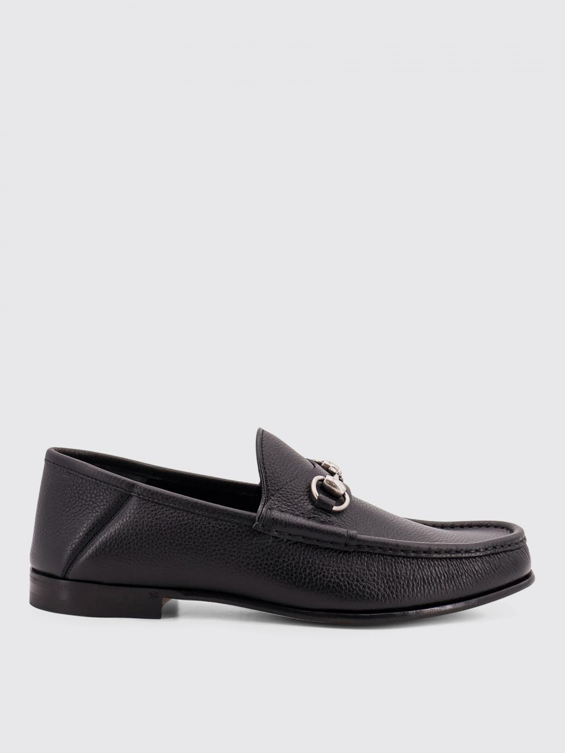GUCCI Loafers Men colour Black