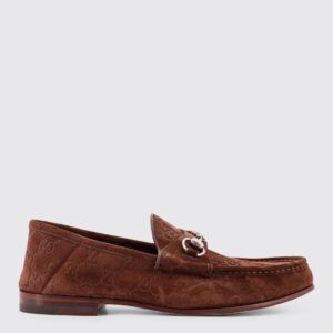GUCCI Loafers Men colour Brown