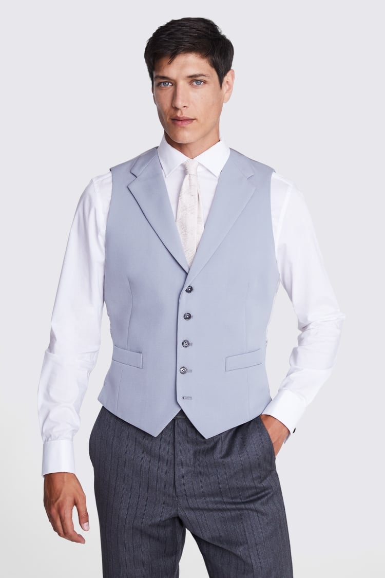 Tailored Fit Grey Morning Waistcoat