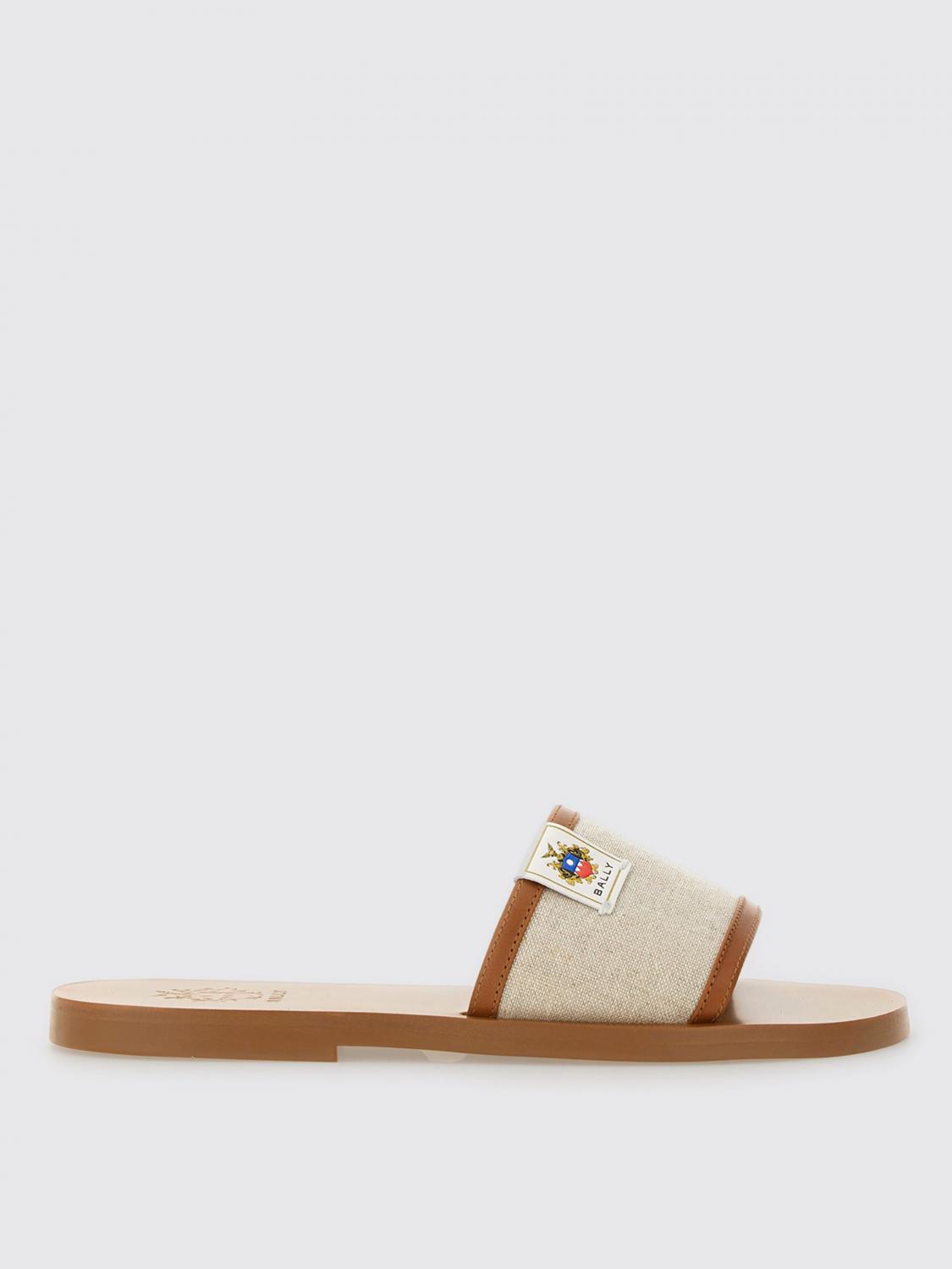 BALLY Flat Sandal Woman color Beige
