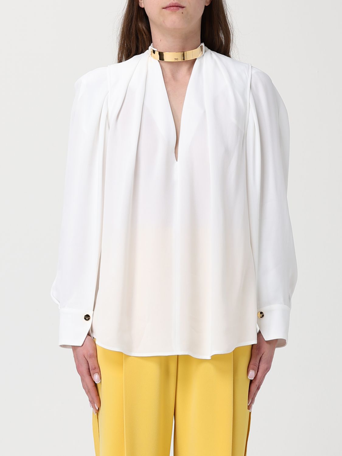 ELISABETTA FRANCHI Georgette Blouse