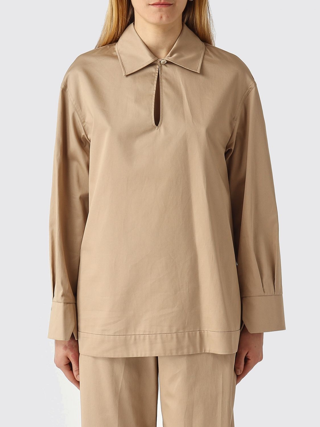 MM Max Mara Cotton Poplin Blouse