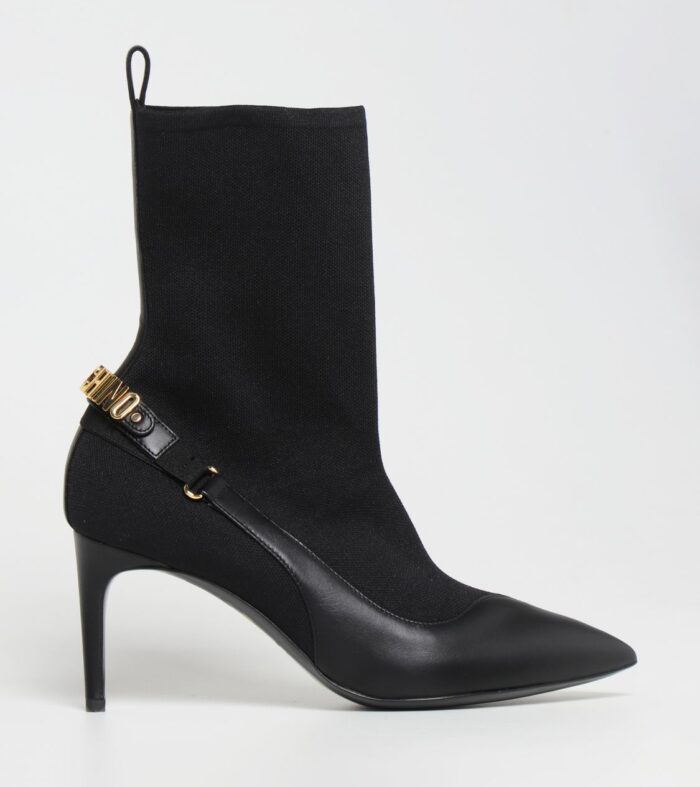 Heeled Ankle Boots MOSCHINO COUTURE Woman colour Black