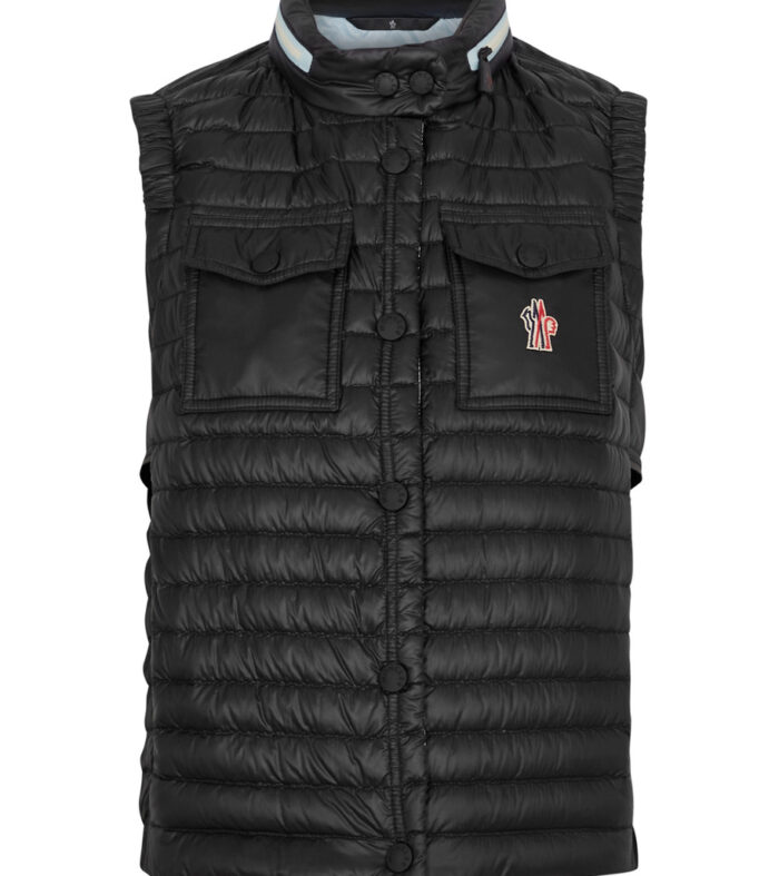 Moncler Grenoble Day-Namic Gumiane Quilted Shell Gilet - Black - 4