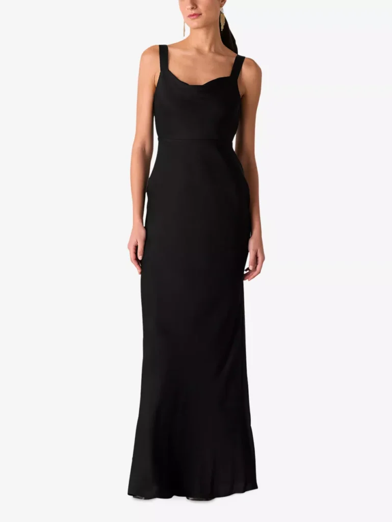HOUSE OF CB Shiloh Lace Long-Sleeve Stretch-Woven Maxi Dress